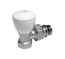 Клапан радиаторный Giacomini ручной R5TG Ду 15 угловой R5X033