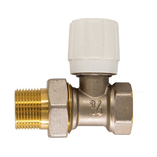 Клапан CTM регулирующий для радиатора ручной прямой 1/2" ТЕРМО (13), арт. CARSVH12