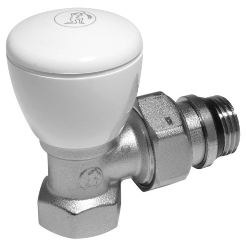 Клапан радиаторный Giacomini ручной R5TG Ду 20 угловой R5X034