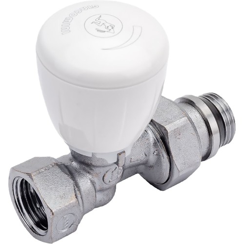 Клапан радиаторный Giacomini ручной R6TG Ду 15 прямой R6X033