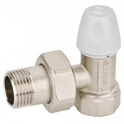 Вентиль BUGATTI обратный угловой НВ 3/4" DALLAS с разъёмным соединением, серия 8807