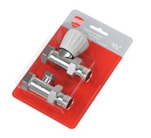 Набор ручной регулировки радиатора Royal Thermo, прямой 3/4"