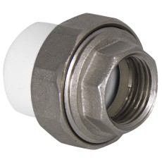 Муфта TEBO бел. PP-R комбин. разъемная (Американка) 25х1" ВР O-ring