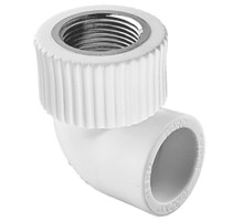 Угольник TEBO бел. PP-R комб. 25х1/2" ВР (20/120), арт. 030030406