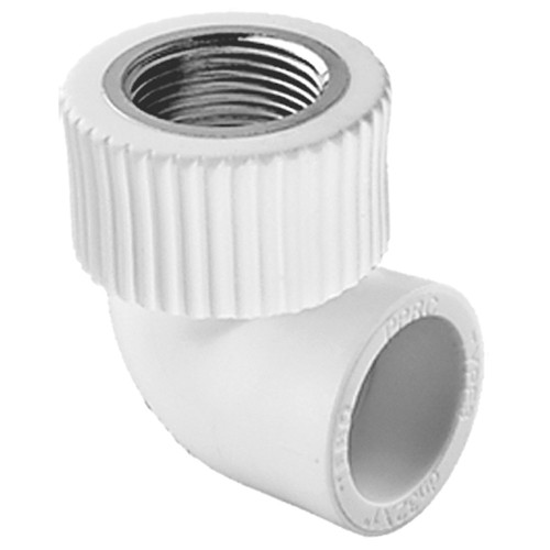 Угольник TEBO бел. PP-R комб. 25х1/2" ВР (20/120), арт. 030030406