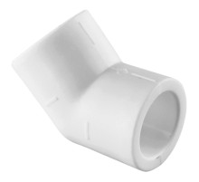 Угольник TEBO бел. PP-R 45 град. 20 (50/700), арт. 030033202