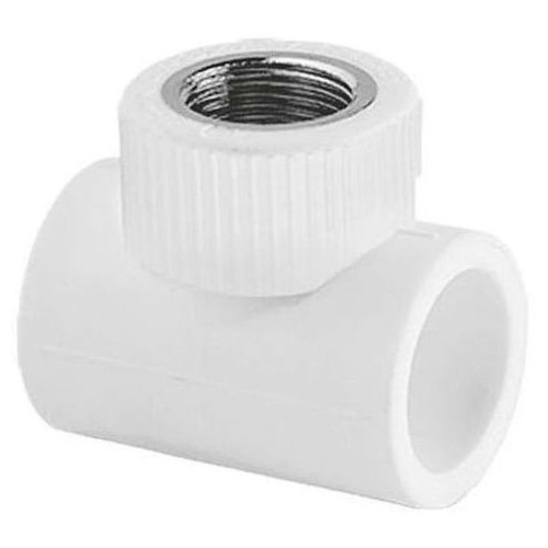 Тройник TEBO бел. PP-R комб. 20х3/4" ВР (15/90), арт. 030040303