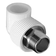 Угольник TEBO сер. PP-R комб. 20x1/2" ВР (20/160), арт. 031033403