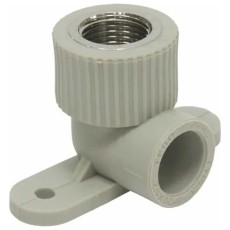 Угольник TEBO сер. PP-R комб. 20x1/2" ВР с креплением (20/100), арт. 031033802