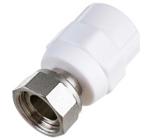 Соединитель РОСТерм PPR С НАКИДНОЙ ГАЙКОЙ 20х3/4