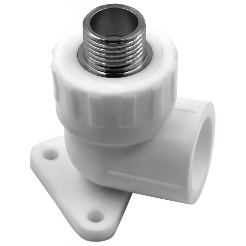 Угольник РОСТерм PPR комбинированная D25х3/4 НР С КРЕПЛ