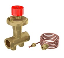 Клапан балансировочный Giacomini R206AY103 ручной/компактный DN15 1/2" ВР, PN16, Kvs-0.8 м3/ч