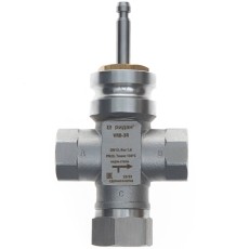 Клапан регулирующий РИДАН VRB-3R PN25 DN25 KVS8 Tmax130, 3-х ход., седельный, внутр.рез.,нерж.сталь