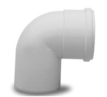 Отвод для раздельных конденсационных дымоходов BAXI гр.87, диам110мм, полипропиленовый