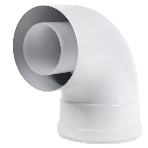 Отвод коаксиальный Royal Thermo 60/100, 90 гр. M/F для конденсационных котлов