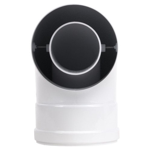 Отвод коаксиальный Royal Thermo 60/100, 90 гр. M/F для конденсационных котлов