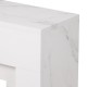 Каминокомплект:Очаг Electrolux EFP/P-1020LS, портал Simple Classic белый мрамор