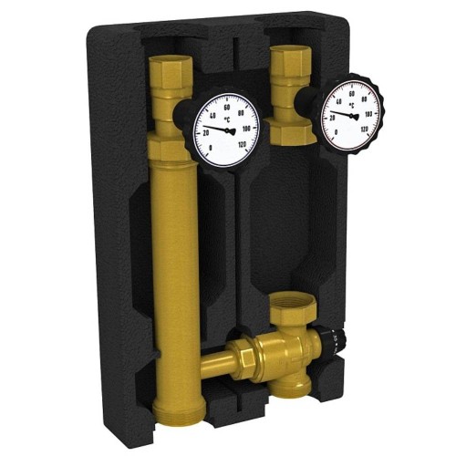 Группа насосная 1" с термостатическим смесительным клапаном (без насоса)