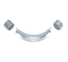 Фиксатор поворота трубы REHAU 16/90гр с кольцами, оцинк. сталь