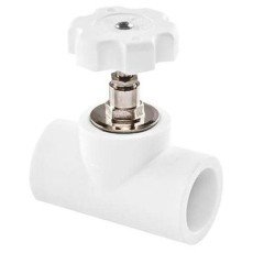 Вентиль TEBO бел. PP-R в сборе 32х90 (6/36), арт. 030060304