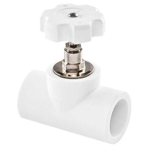 Вентиль TEBO бел. PP-R в сборе 32х90 (6/36), арт. 030060304
