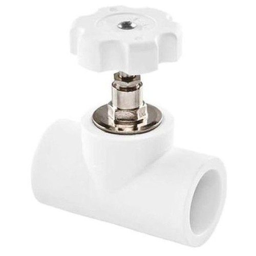 Вентиль TEBO бел. PP-R в сборе 25х90 (5/40), арт. 030060303
