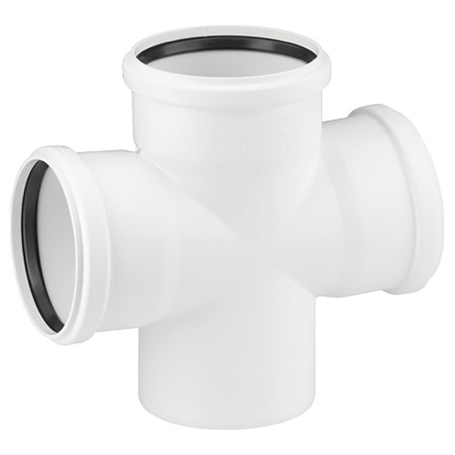 Крестовина REHAU двухплоскостная REHAU RAUPIANO PLUS 110/110/110/87гр