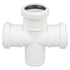 Крестовина Политэк Пайп одноплоскостная 50х50х50/87,5гр. для бесш. кан-и ПП (40)