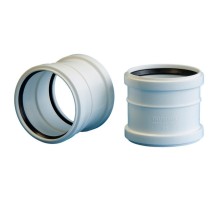 Муфта Политэк Пайп 50 двухраструбная для бесш. кан-и ПП (100)