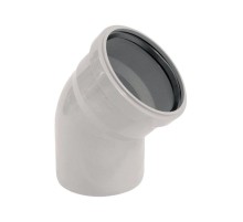 Отвод ХЕМКОР НПВХ ВК 110 мм, 87 гр. ШУМЭКС