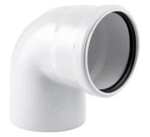 Отвод ХЕМКОР НПВХ ВК 50 мм, 87 гр. ШУМЭКС