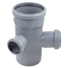 Крестовина Политэк Пайп двухплоскостная 110х50х50/87,5гр. ВК