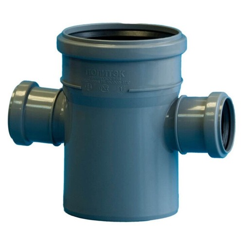 Крестовина Политэк Пайп одноплоскостная 110х50х50/87,5гр. ВК (45)