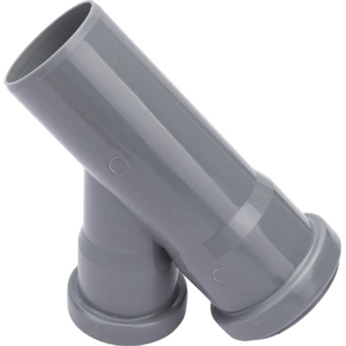 Тройник Политэк Пайп 50х40/45гр. ВК (80)