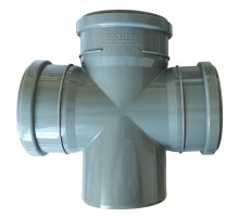 Крестовина Политэк Пайп одноплоскостная 110х110х110/87,5гр. ВК (20)