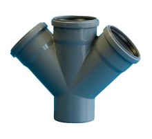 Крестовина Политэк Пайп одноплоскостная 110х110х110/45гр. ВК (16)