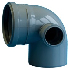 Отвод Политэк Пайп 110х90гр. с выходом 50 правый ВК (40)