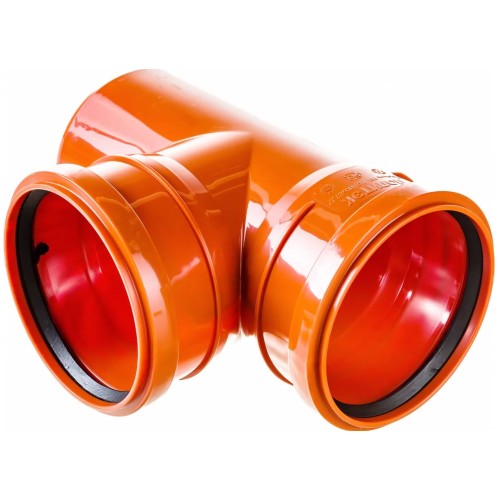 Тройник Политэк Пайп 110х110/87гр. НК (30)