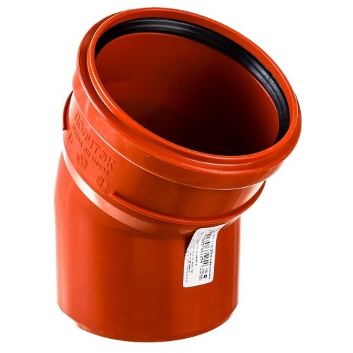 Отвод Политэк Пайп для наруж. канал. 110*30гр., (70)