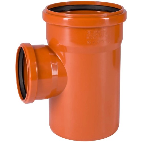 Тройник Ostendorf 160х110x87град. KGEA НК PVC рыжий