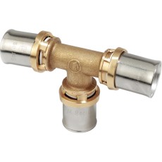 Тройник-пресс Giacomini латунь 20, RM150Y007