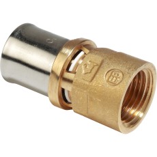 Муфта-пресс Giacomini латунь ВР 16х1/2", RM109Y033