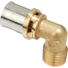 Угольник-пресс Giacomini латунь НР 20x1/2", RM127Y037