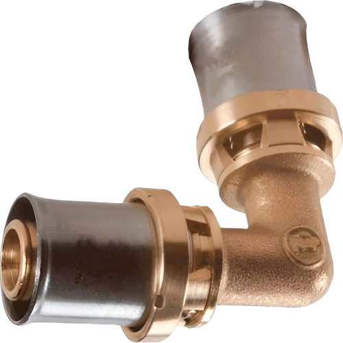 Угольник-пресс Giacomini латунь 16, RM122Y003