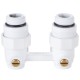 Узел нижнего подключения Royal Thermo угловой 1/2"х3/4" EK (белый)
