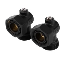 Набор нижнего подключения Royal Thermo угловой раздельный 3/4х3/4ЕК (белый)