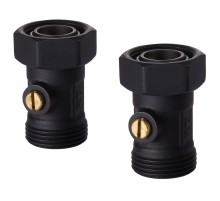 Набор нижнего подключения Royal Thermo прямой раздельный 3/4х3/4ЕК (белый)