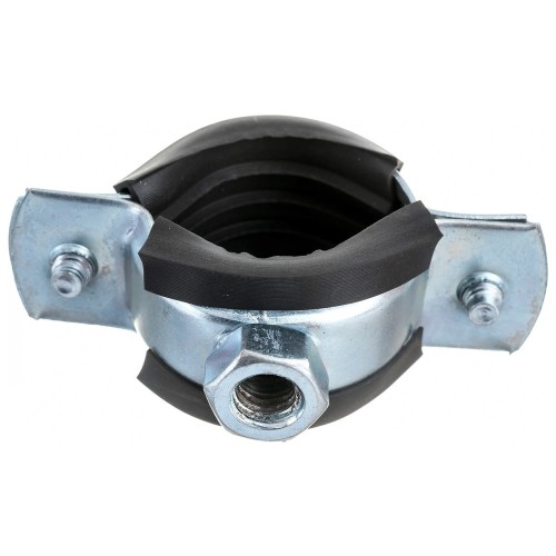 Хомут металлорезиновый с дюбелем и шурупом 3/4" (26-30мм) CTM