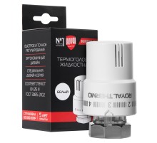 Термоголовка жидкостная Royal Thermo Design М30х1,5 (белый)