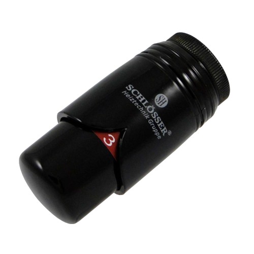 Термоголовка SCHLOSSER BRILLANT RAL 9005 M30x1,5 SH